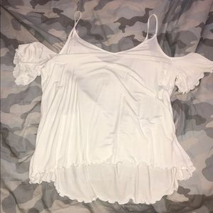 off the shoulder v-neck